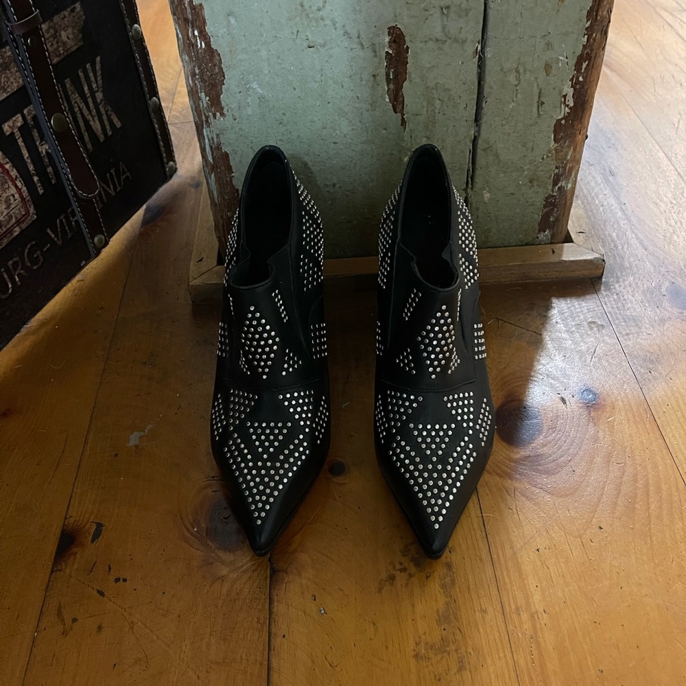 See by Chloe Studded Accent Shoes/Bootie Sz 36